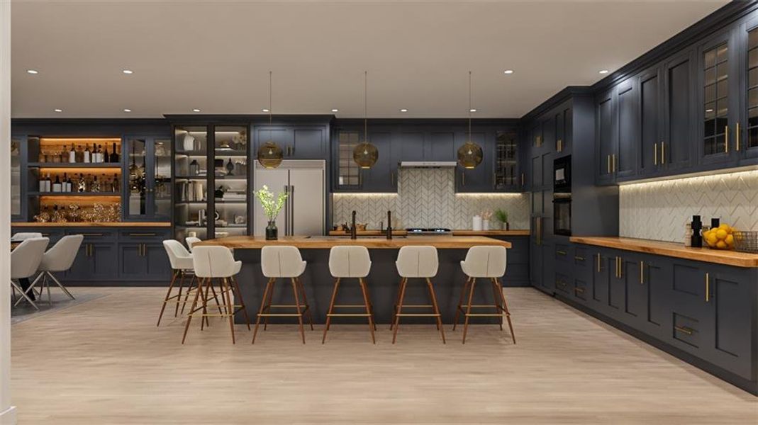 Furnished interior view inside a new home in , Atlanta (Image 44).