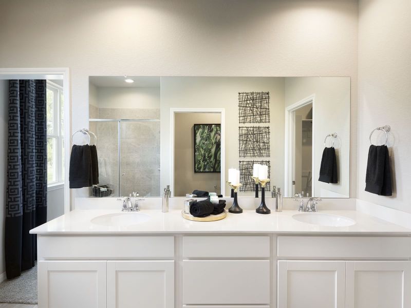 Furnished interior view inside a new home in Spring Brook Village - City Series, Houston (Image 7).