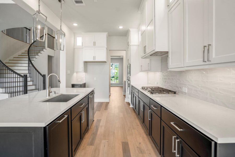 Furnished interior view inside a new home in Artavia 70′ Lots, Conroe (Image 36).