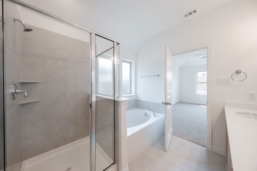 Furnished interior view inside a new home in Whitewing Trails, Princeton (Image 8).