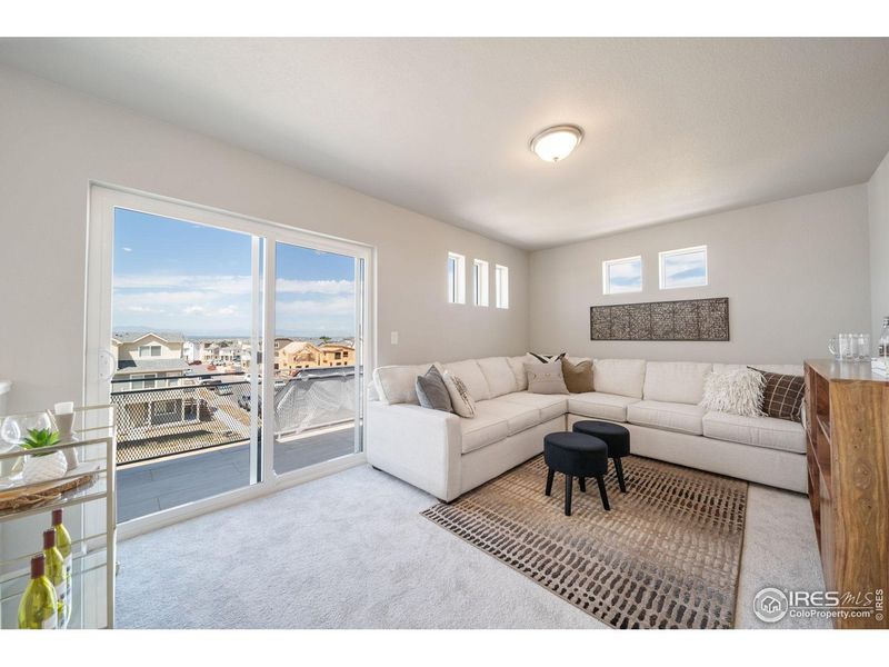 Furnished interior view inside a new home in , Johnstown (Image 14).