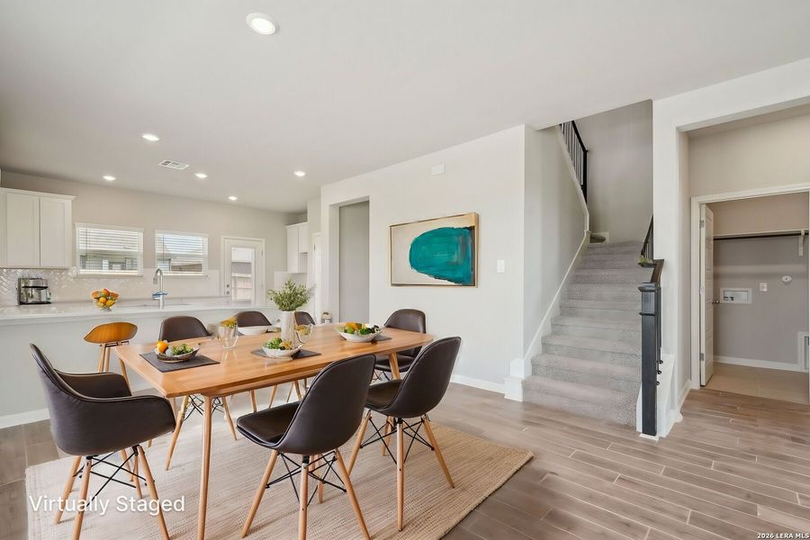 Furnished interior view inside a new home in Legendary Trails - Premier Series, Cibolo (Image 12).