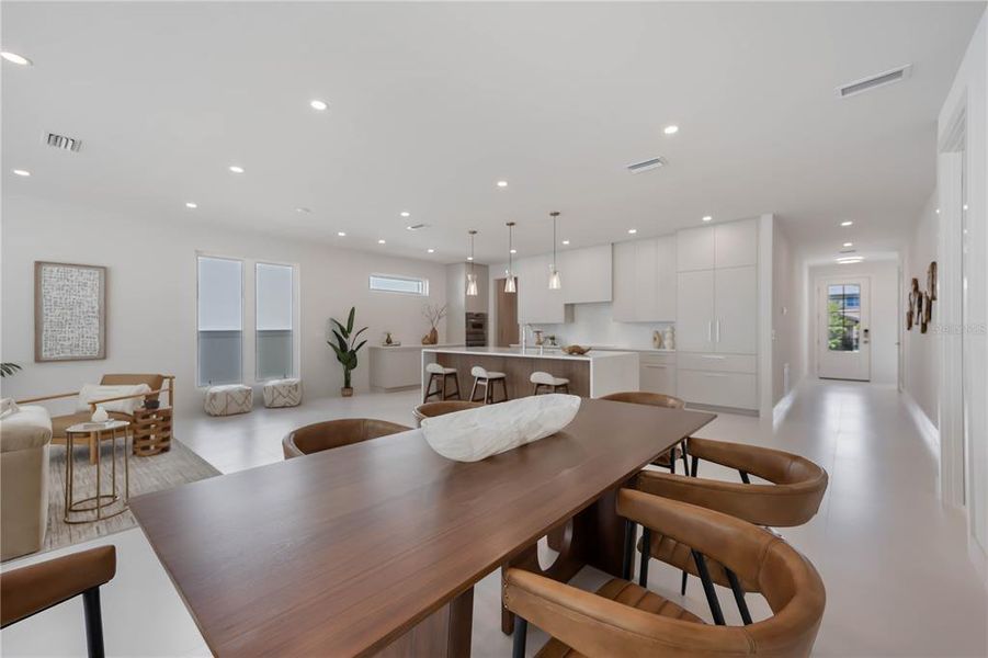 Furnished interior view inside a new home in , Sarasota (Image 13).