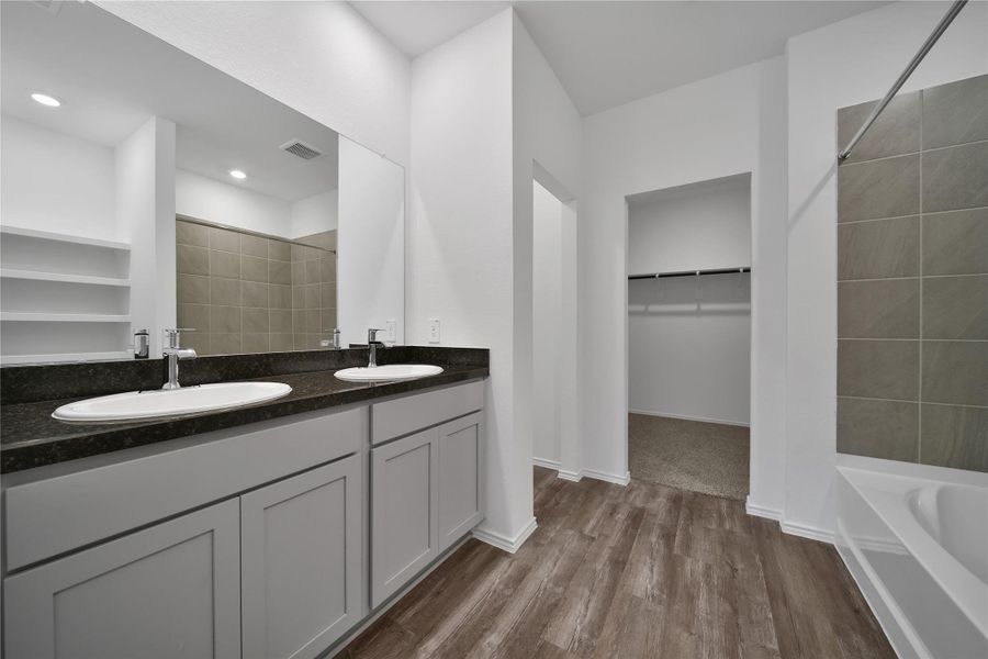 Furnished interior view inside a new home in Breckenridge Forest, Spring (Image 9).