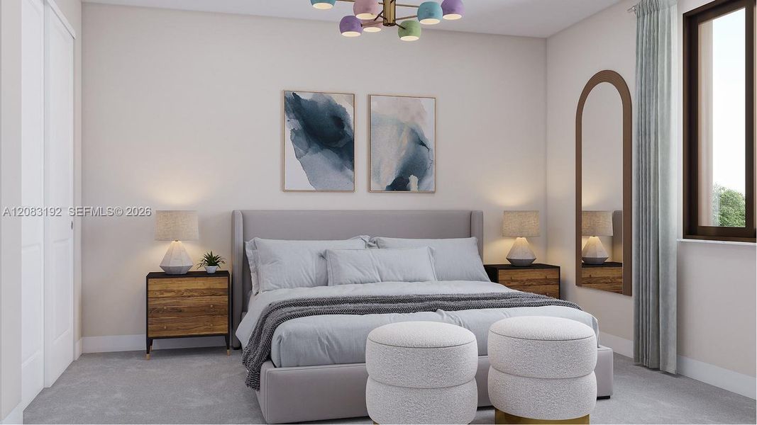 Furnished interior view inside a new home in Parkland Royale, Parkland (Image 16).