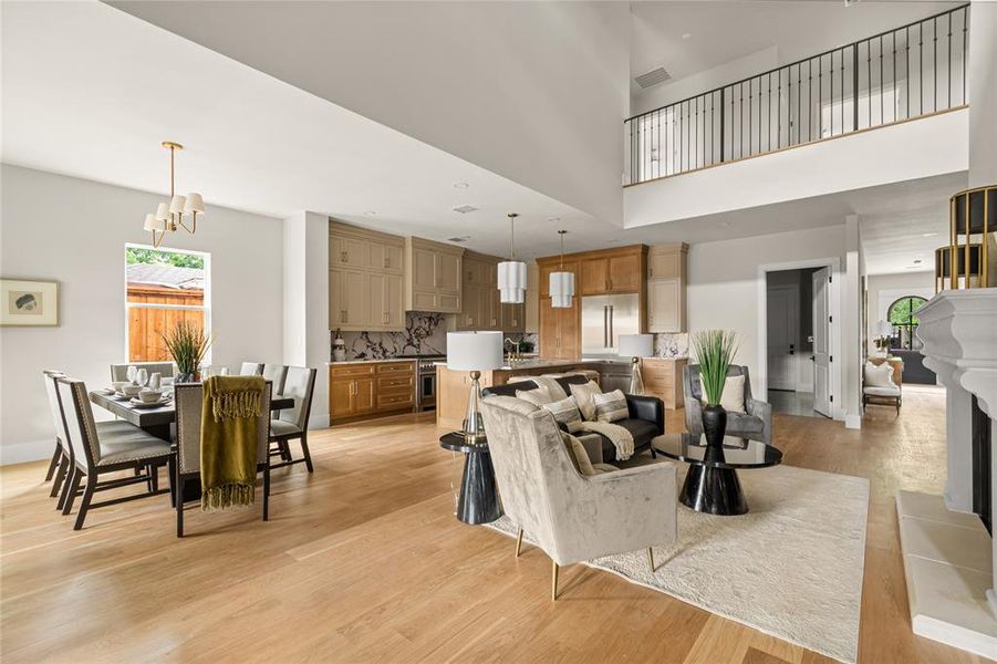 Furnished interior view inside a new home in , Dallas (Image 11).