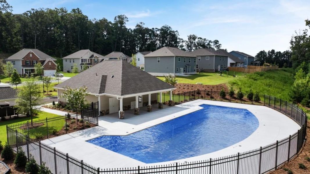 Front exterior of a new home in Butner Estates, College Park, GA, highlighting curb appeal (Image 24).