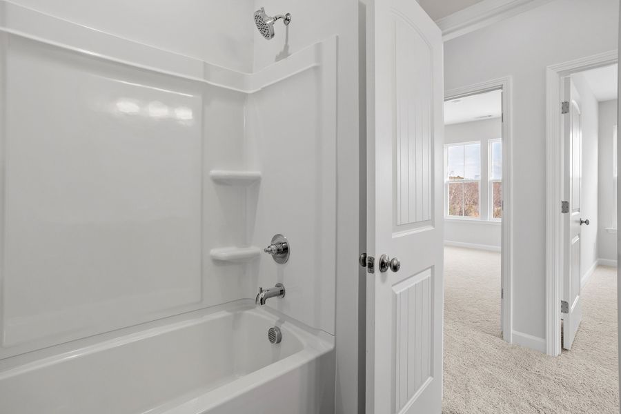 Furnished interior view inside a new home in Renaissance at White Oak, Garner (Image 11).