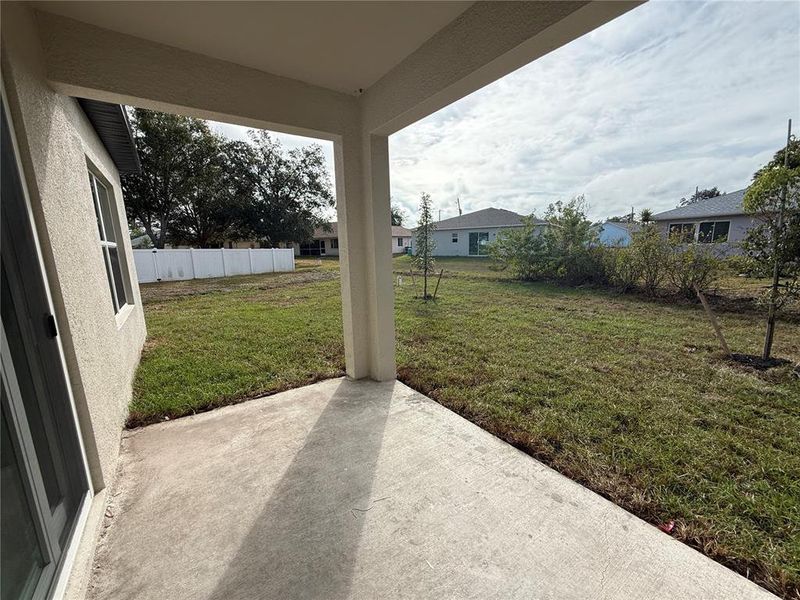 Exterior details and patio area of a home in , North Port (Image 26).