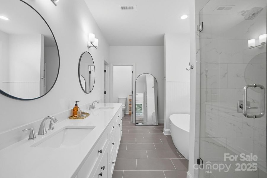 Furnished interior view inside a new home in , Charlotte (Image 4). Furnished interior view inside a new home in , Charlotte (Image 4).