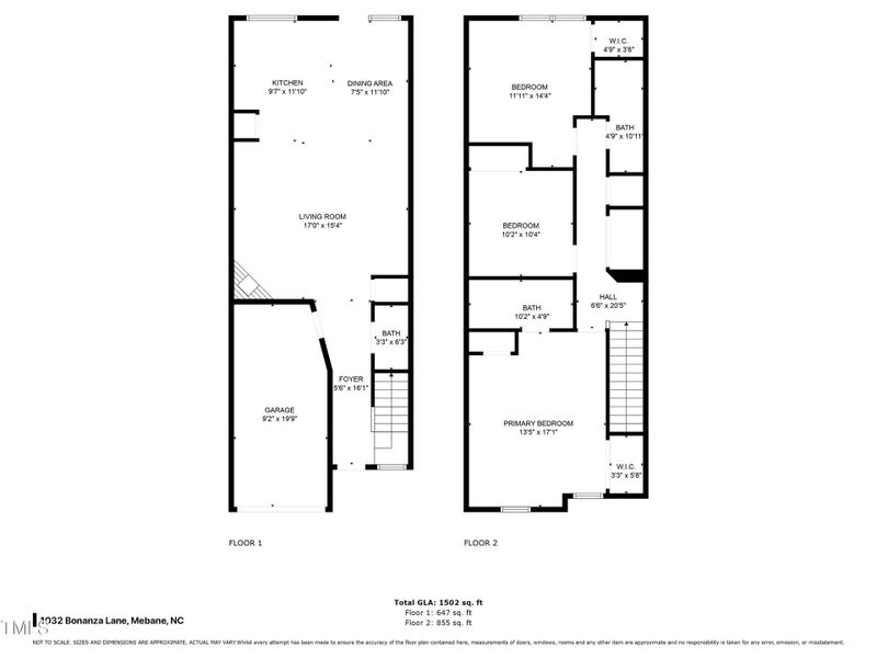 1032 Bonanza Lane Floorplan-Combine