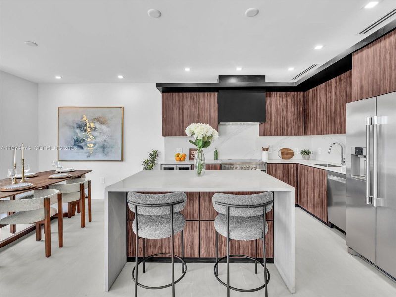 Furnished interior view inside a new home in , Dania Beach (Image 20).