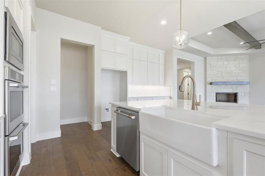 Furnished interior view inside a new home in Aledo Heights - Aledo ISD, Aledo (Image 8).
