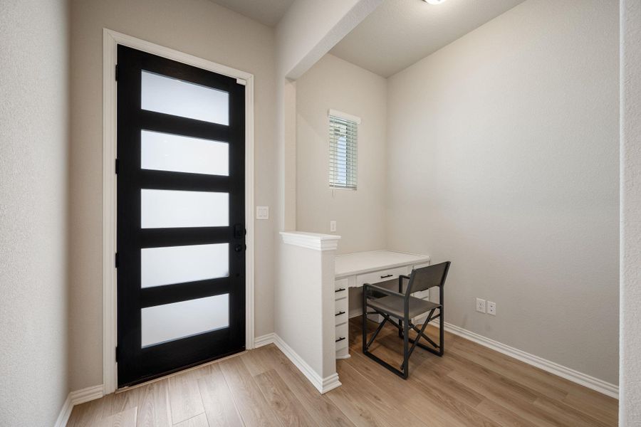 Furnished interior view inside a new home in Heritage, Dripping Springs (Image 5).