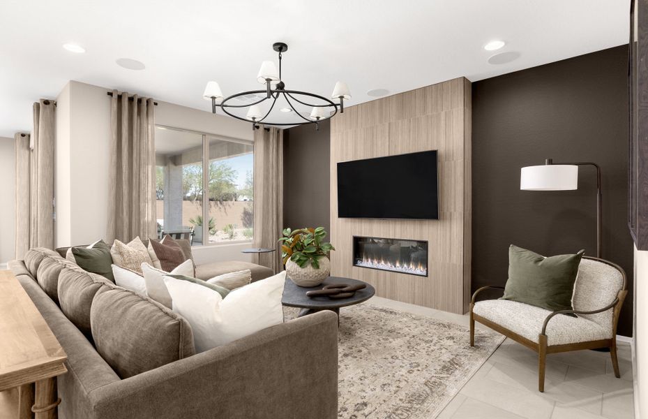 Representative furnished interior of a home built from the Bergamot by Del Webb in Sun City Anthem at Merrill Ranch, Florence (Image 11).