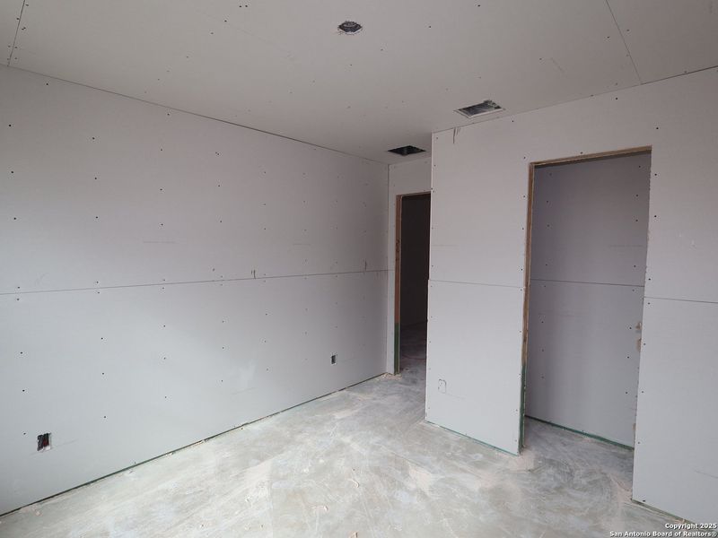 In-progress construction of a new home in Meadows at Clear Springs, New Braunfels, TX (Image 20). In-progress construction of a new home in Meadows at Clear Springs, New Braunfels, TX (Image 20).