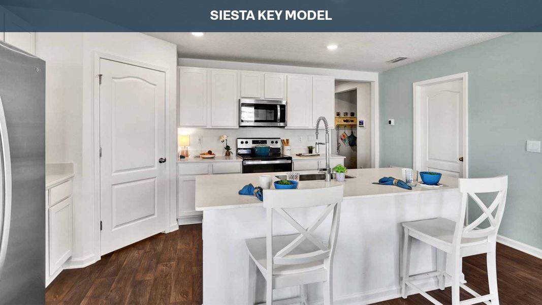 Representative furnished interior of a home built from the Siesta Key by D.R. Horton in Copes Landing, Jacksonville (Image 7). Representative furnished interior of a home built from the Siesta Key by D.R. Horton in Copes Landing, Jacksonville (Image 7).