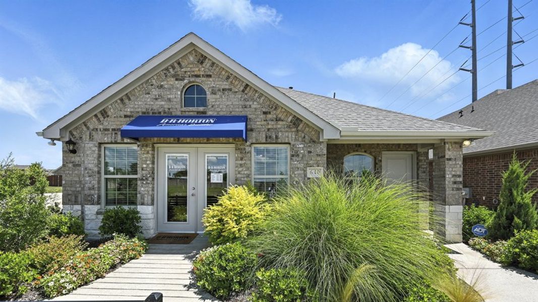 Representative exterior photo of a completed home built from the Diana by D.R. Horton in Elevon, Lavon, TX (Image 2). Representative exterior photo of a completed home built from the Diana by D.R. Horton in Elevon, Lavon, TX (Image 2).