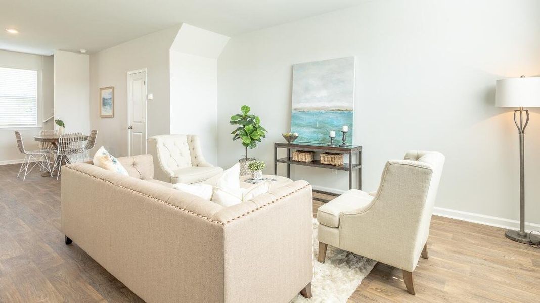 Furnished interior view inside a new home in Settlement at Salamander, North Charleston (Image 4).