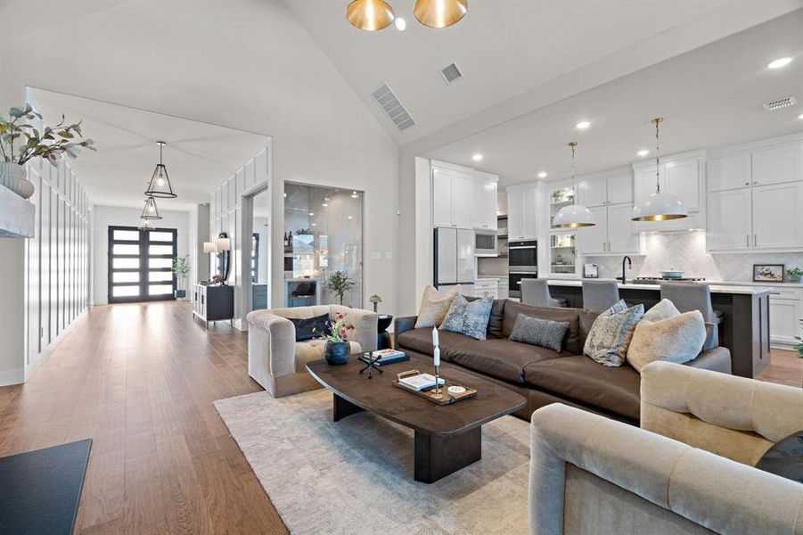 Furnished interior view inside a new home in , Argyle (Image 38).