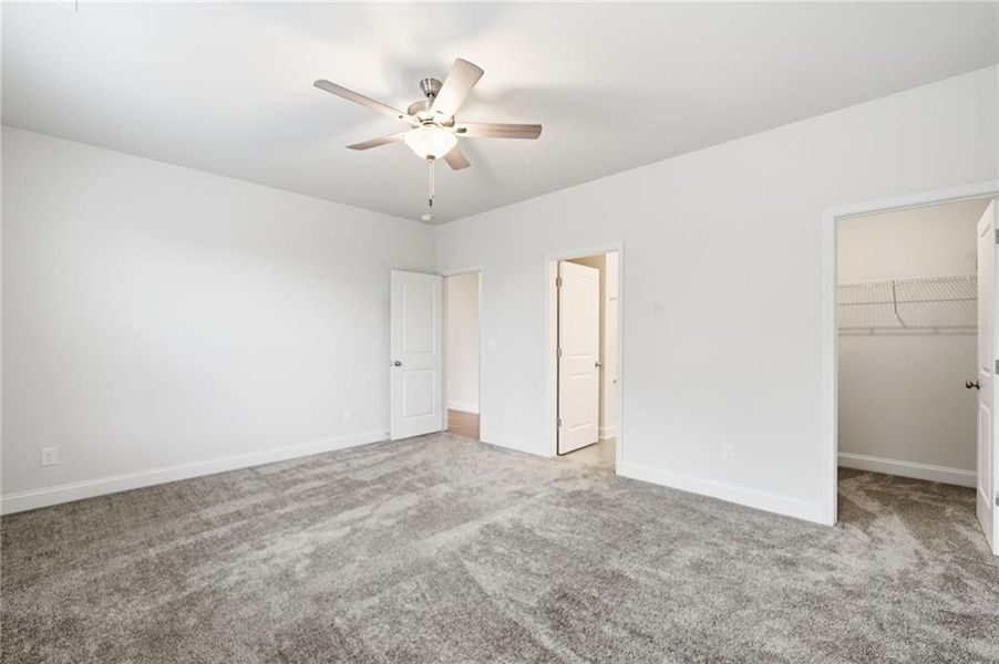 Spacious, unfurnished interior of a new home in Carmichael Farms, Canton (Image 28).