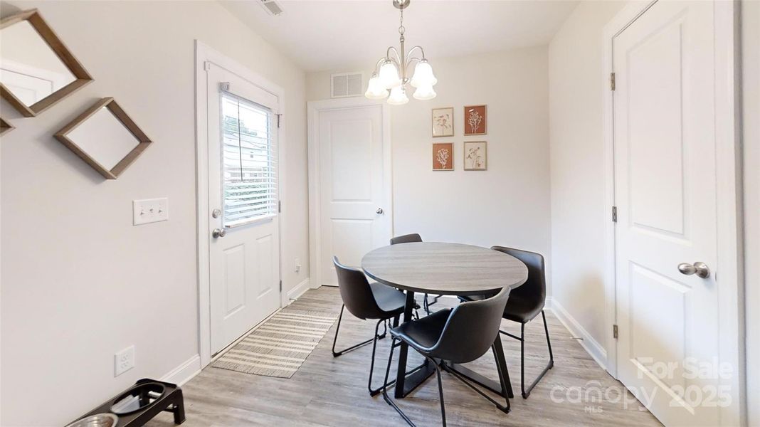 Furnished interior view inside a new home in , Hickory (Image 14).