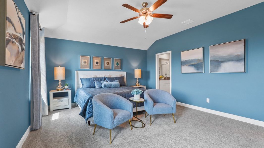 Furnished interior view inside a new home in Sandstone Estates, Granbury (Image 19). Furnished interior view inside a new home in Sandstone Estates, Granbury (Image 19).