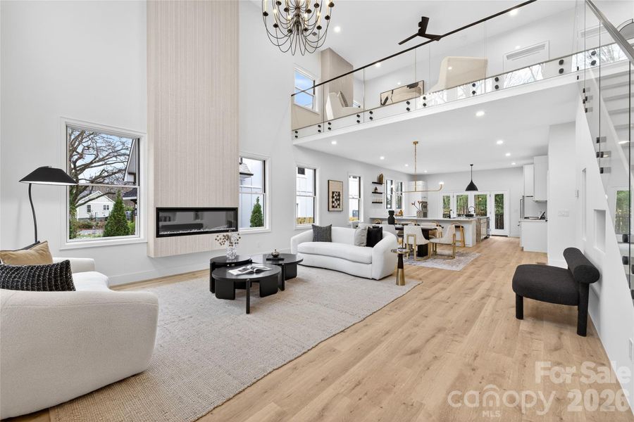 Furnished interior view inside a new home in , Charlotte (Image 7).