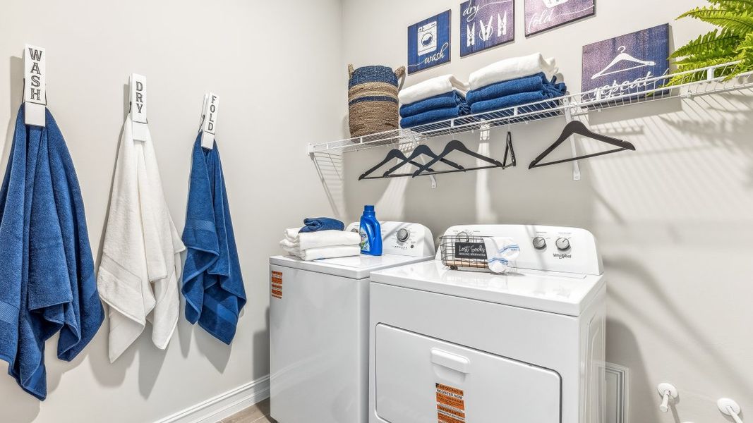 Representative furnished interior of a home built from the DELRAY by D.R. Horton in Palmetto Landing at Babcock Ranch, Punta Gorda (Image 17).
