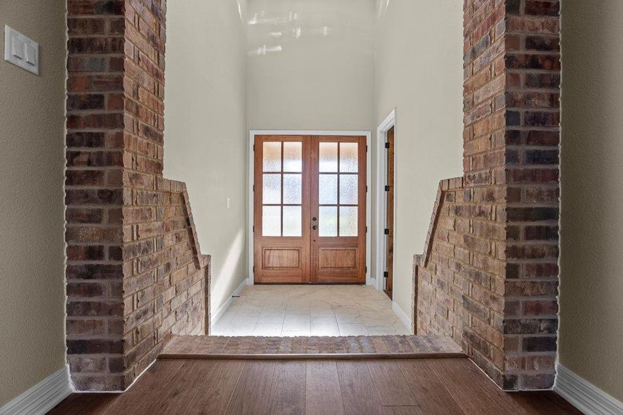 Exterior details and patio area of a home in , Belton (Image 22).