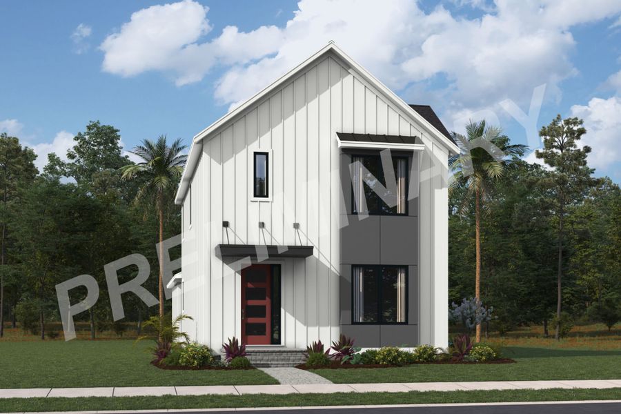 Representative exterior photo of a completed home built from the Gloriosa by Mattamy Homes in Newfield, Palm City, FL (Image 12).