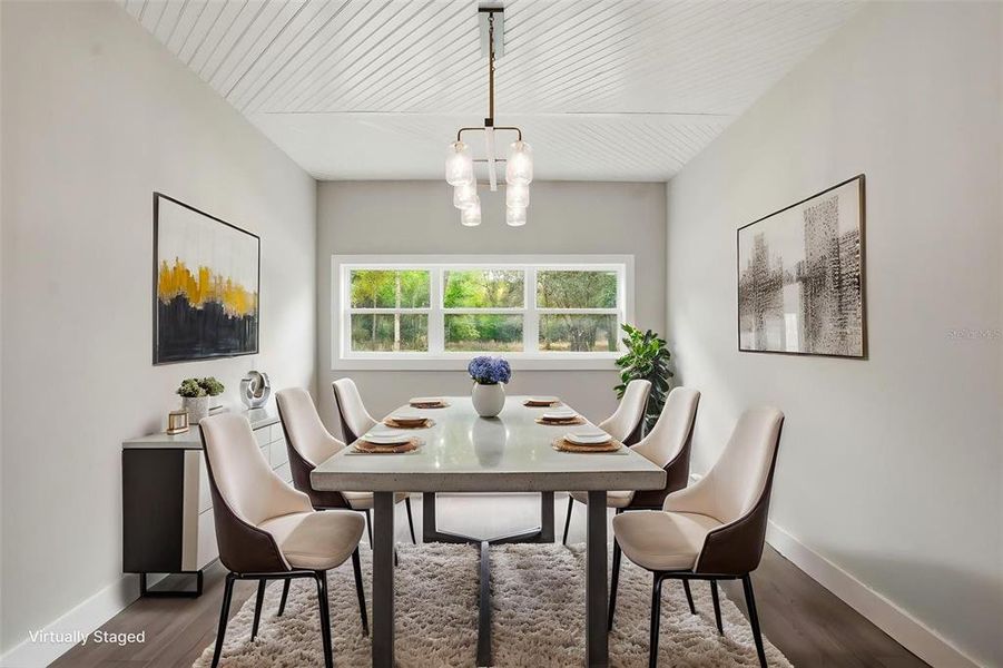 Furnished interior view inside a new home in , Webster (Image 8).