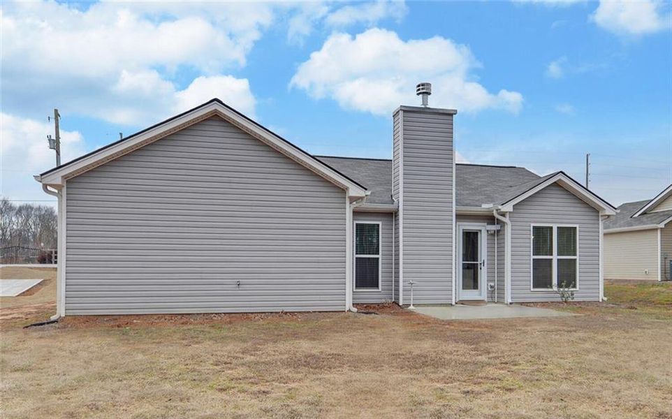 Exterior details and patio area of a home in , Hartwell (Image 17).