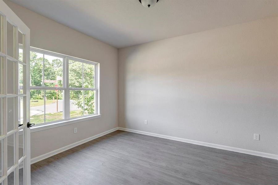 The Davenport II- Study with French doors