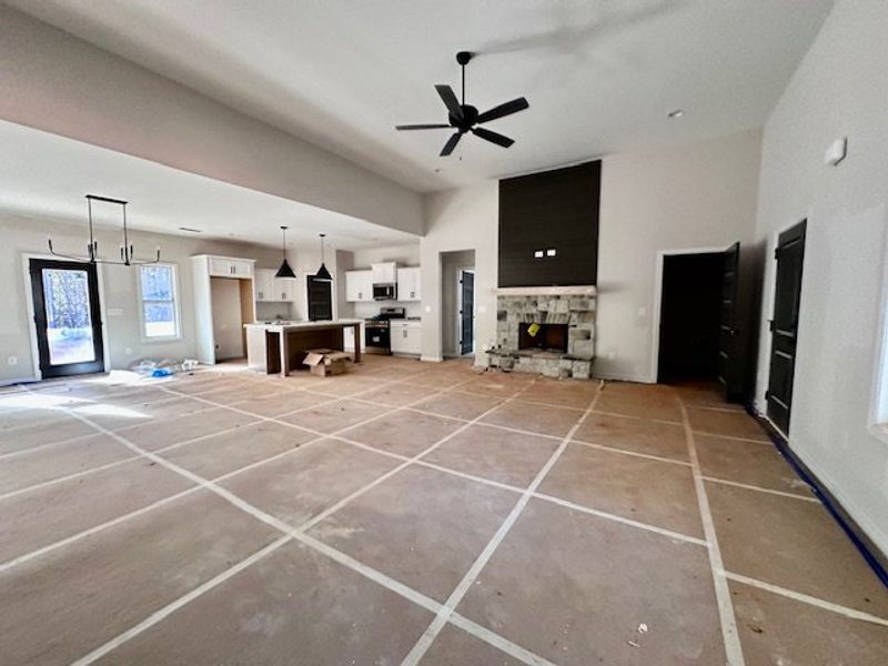 In-progress construction of a new home in Forrest Farms, Greenville, GA (Image 8).