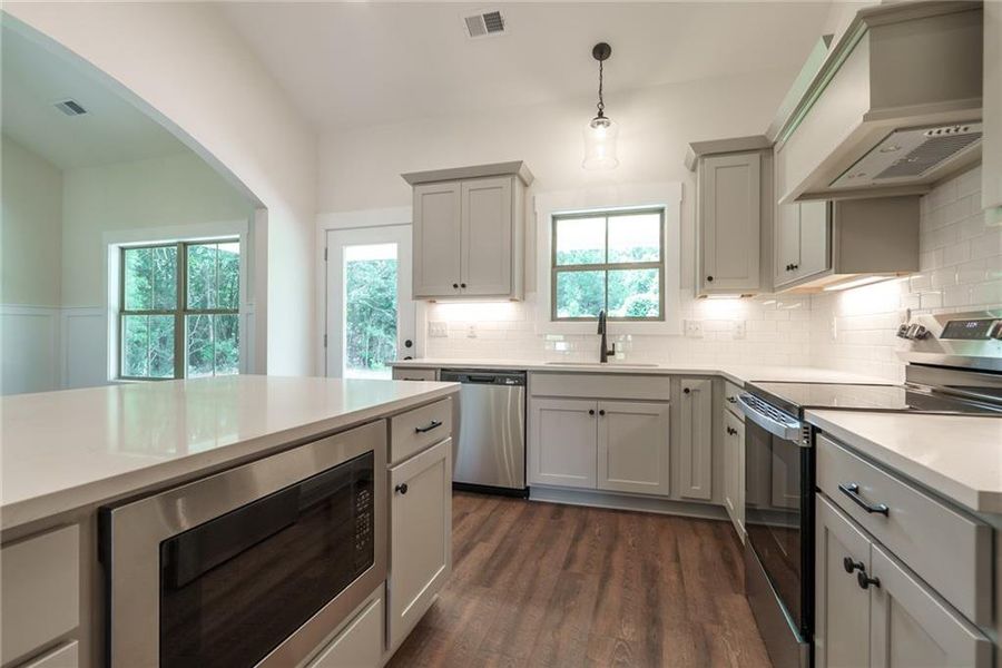 Furnished interior view inside a new home in , Social Circle (Image 8).