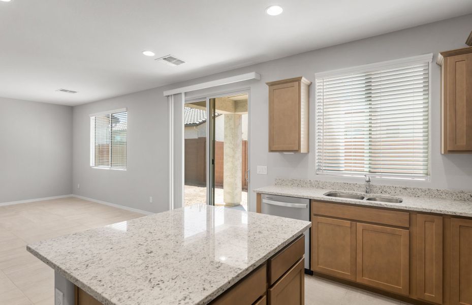 Furnished interior view inside a new home in Asante- Atrium Series, Surprise (Image 10).