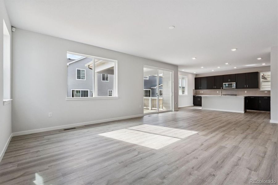 Spacious, unfurnished interior of a new home in Floret Collection at Parkdale Commons, Lafayette (Image 22).