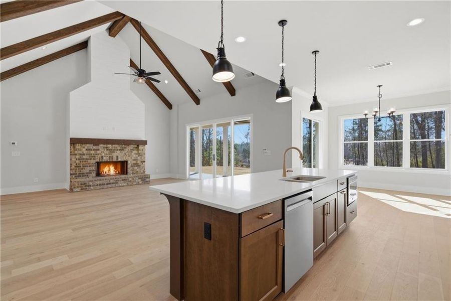 Furnished interior view inside a new home in , Canton (Image 11). Furnished interior view inside a new home in , Canton (Image 11).