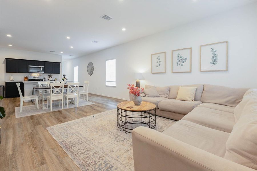 Living Room Area/Dining Area