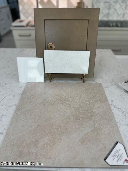 Sample of building materials used in homes in Reflections at Nocatee, Ponte Vedra (Image 4). Sample of building materials used in homes in Reflections at Nocatee, Ponte Vedra (Image 4).