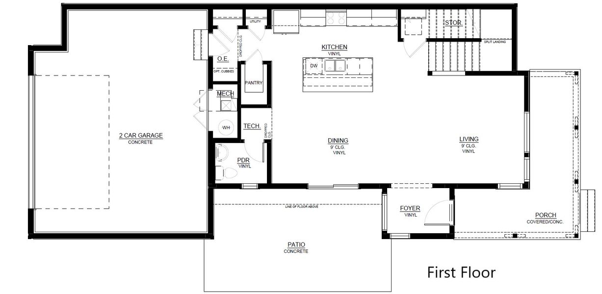 2D floor plan layout of this home in Trailside, Timnath, CO (Image 5).