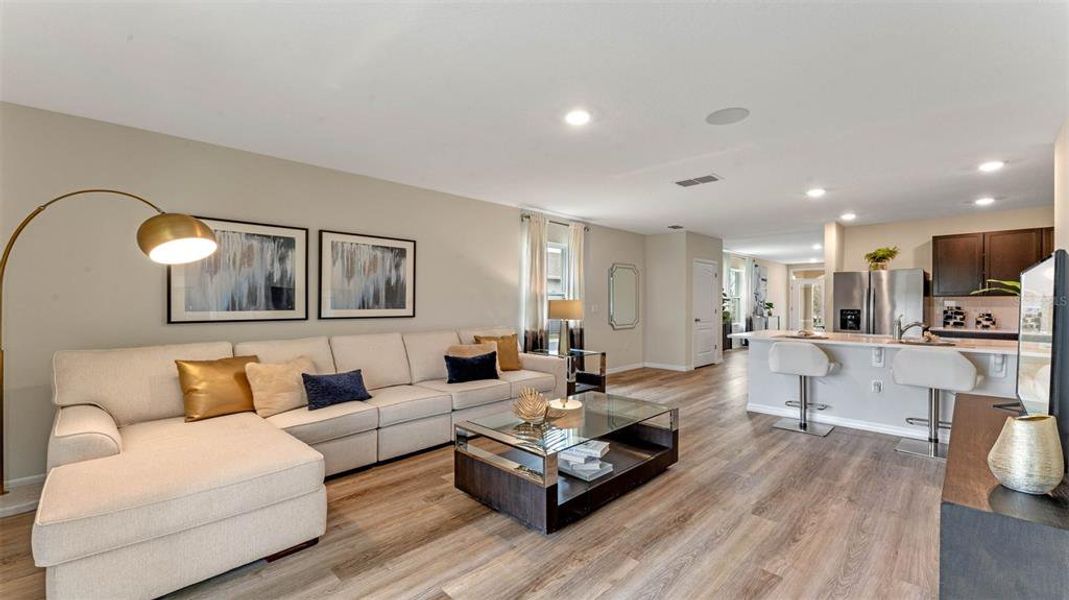 Furnished interior view inside a new home in Harmony West, St. Cloud (Image 23).