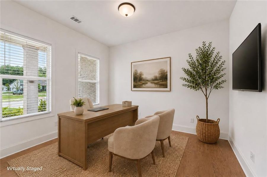 Furnished interior view inside a new home in , Cumming (Image 8).