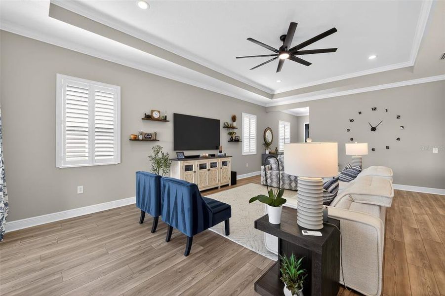 Furnished interior view inside a new home in , Sarasota (Image 25).