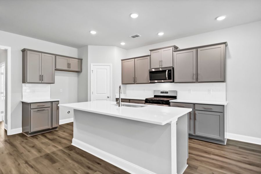 Furnished interior view inside a new home in Monroe Preserve, Chapin (Image 9).