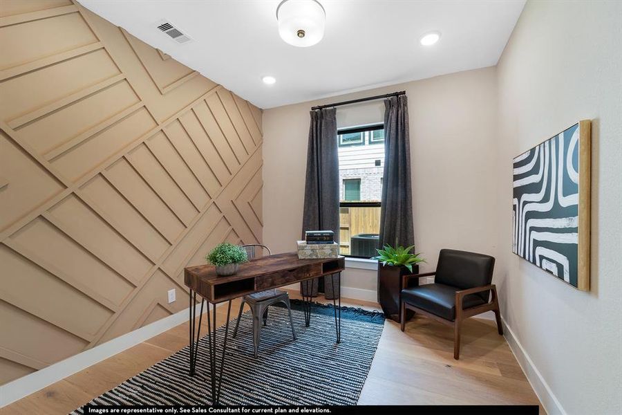 Furnished interior view inside a new home in La Terra, Celina (Image 22).