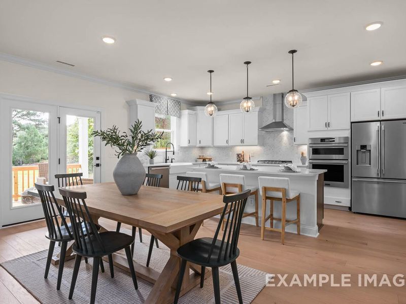 Furnished interior view inside a new home in Tobacco Road, Angier (Image 14).