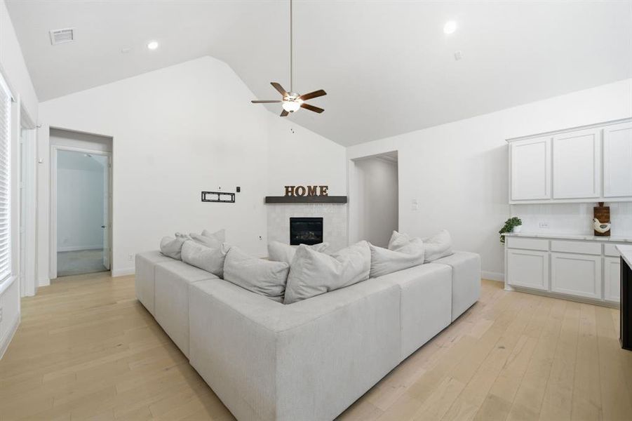 Furnished interior view inside a new home in Gideon Grove, Rockwall (Image 14). Furnished interior view inside a new home in Gideon Grove, Rockwall (Image 14).