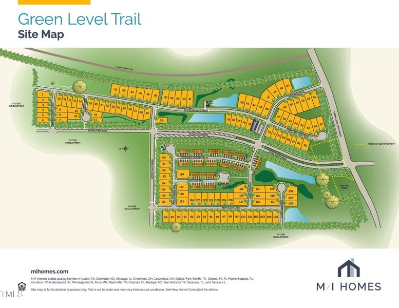 Green Level Trail Map Green Level Trail Map